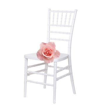 Seashore Wedding White Resin Silla Tiffany para evento comercial